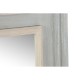 Стенно огледало Home ESPRIT Бял Сив Дървен 150 x 5 x 90 cm