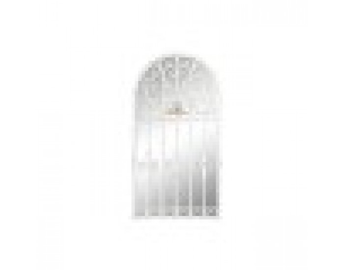 Стенно огледало DKD Home Decor Метал Бял Прозорец (55 x 3 x 103,5 cm)
