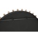Стенно огледало Home ESPRIT Черен Естествен Кристал Желязо Модерен Топки 113 x 4,5 x 113 cm