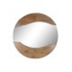Стенно огледало Home ESPRIT Естествен Bali 120 x 8 x 120 cm - Home esprit