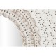 Стенно огледало DKD Home Decor 120 x 2,5 x 120 cm Кристал Естествен Бял Индианец Дървен MDF Гранитогрес