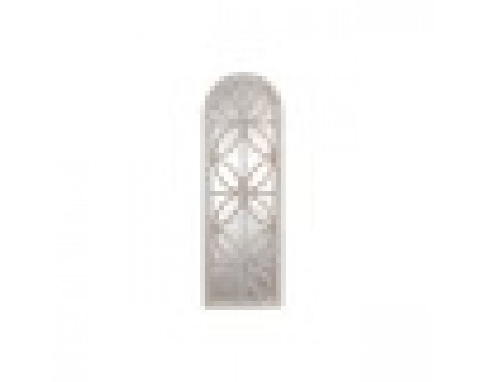Стенно огледало DKD Home Decor Кристал Бял Дървен MDF (60 x 2,5 x 180 cm)