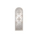 Стенно огледало DKD Home Decor Кристал Бял Дървен MDF (60 x 2,5 x 180 cm)