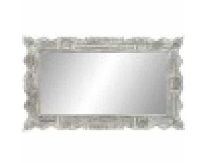 Стенно огледало DKD Home Decor 148 x 3 x 86 cm Кристал Златен Дървен Дърво манго