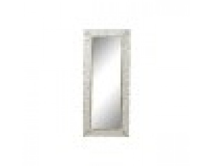 Стенно огледало Home ESPRIT Бял Кристал Дървен MDF Индианец Гранитогрес 66 x 3 x 164 cm