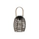 Слънчева лампа DKD Home Decor Кафяв Черен Бамбук Pатан 22 x 22 x 39 cm