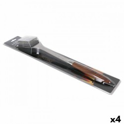 Четка за Почистване на Барбекю Percutti Неръждаема стомана 53 x 10 x 13 cm (4 броя) - Grătare și accesorii pentru grătare