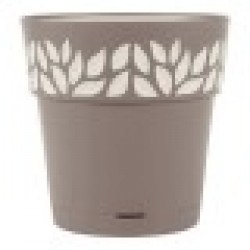 Self-watering pot Cloe Кафяв Пластмаса (19 x 19 x 19 cm) - Articole de grădinărit, ghivece, sisteme de irigare