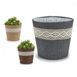 Саксия Плат (19 x 17,5 x 19 cm) (19 x 17,5 x 19 cm) - Articole de grădinărit, ghivece, sisteme de irigare