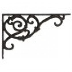 Статив за стена Home ESPRIT Желязо 24 x 3,2 x 15 cm - Articole de grădinărit, ghivece, sisteme de irigare