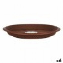 Чинийка за Саксия Green Time 55623 Кафяв (6 броя) (Ø 32 cm) - Articole de grădinărit, ghivece, sisteme de irigare