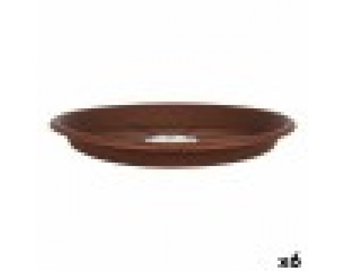 Чинийка за Саксия Green Time 55623 Кафяв (6 броя) (Ø 32 cm)