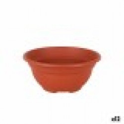 Саксия Dem Greentime Кръгъл Купа Кафяв ø 20 x 9 cm (12 броя) - Articole de grădinărit, ghivece, sisteme de irigare