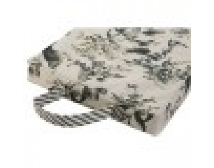Floor cushion Home ESPRIT Зелен Бежов Памук полиестер 40 x 25 x 4 cm