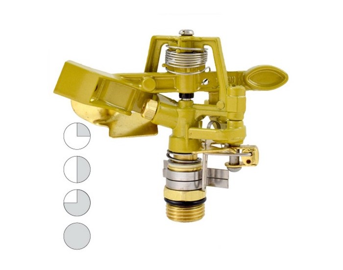 Пръскачка за Поливане Ferrestock Жълт M1/2" Метален