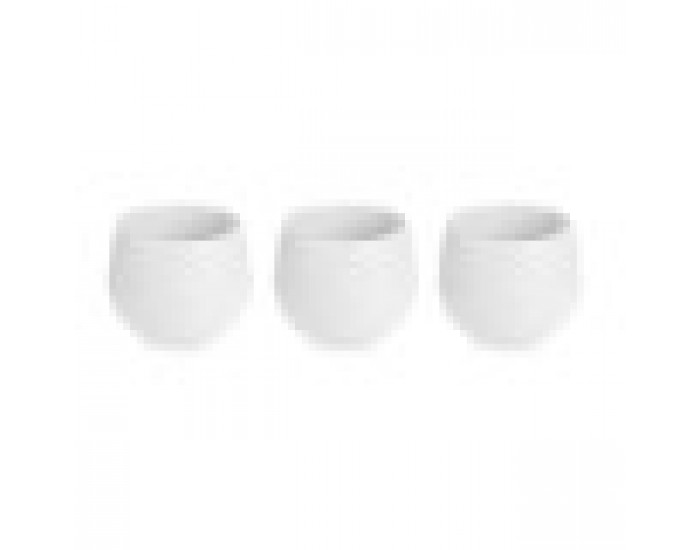 Комплект Саксии за цветя 6,2 x 6,2 x 6,6 cm Бял Пластмаса (8 броя)
