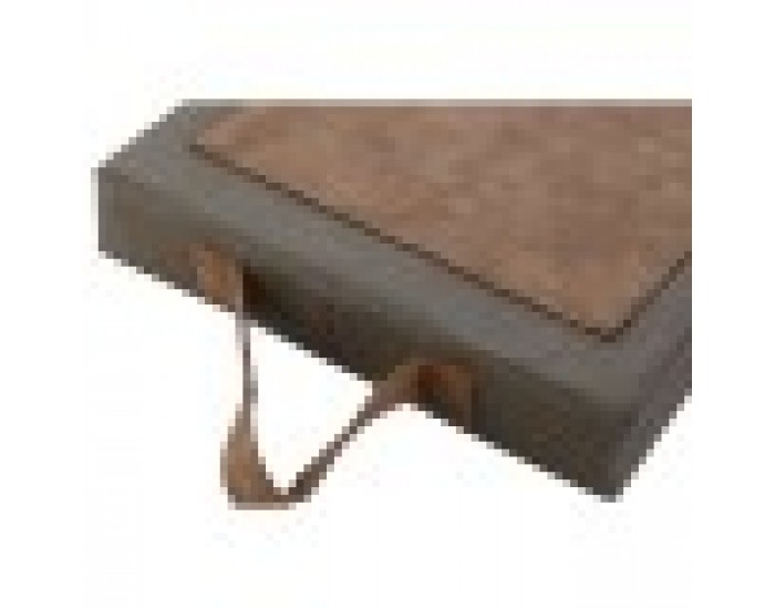 Floor cushion Home ESPRIT Кафяв Памук полиестер 40 x 25 x 4 cm
