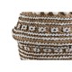 Саксия Home ESPRIT Бял Кафяв Бежов Светло кафяв Цимент Тропически 25 x 25 x 18 cm