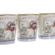 Комплект Саксии за цветя DKD Home Decor Розов Златен PVC (38 x 13 x 14 cm) (3 Части)