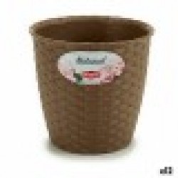Саксия Stefanplast Кафяв Пластмаса 14 x 13 x 14 cm (12 броя) - Articole de grădinărit, ghivece, sisteme de irigare