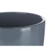 Комплект Саксии за цветя 2 Части Ø 22 cm Ø 28 cm Антрацит Глина