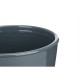 Комплект Саксии за цветя 2 Части Ø 22 cm Ø 28 cm Антрацит Глина