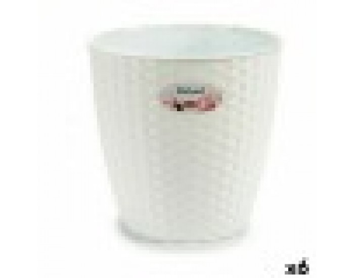 Саксия Stefanplast Бял Пластмаса 24 x 22,5 x 24 cm (6 броя)