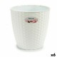 Саксия Stefanplast Бял Пластмаса 24 x 22,5 x 24 cm (6 броя)