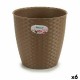 Саксия Stefanplast Кафяв Пластмаса 24 x 22,5 x 24 cm (6 броя)