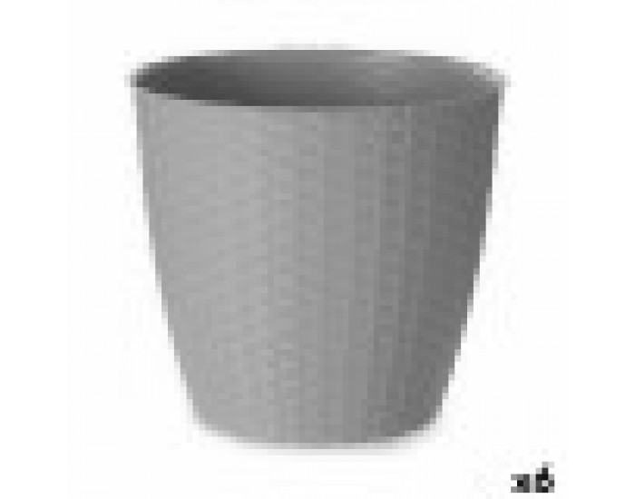 Саксия Stefanplast Сив Пластмаса 24 x 22,3 x 24 cm (6 броя)