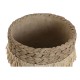 Комплект саксии Home ESPRIT Кафяв Рафия Цимент Тропически 23 x 22 x 25 cm