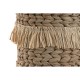 Комплект саксии Home ESPRIT Кафяв Рафия Цимент Тропически 23 x 22 x 25 cm