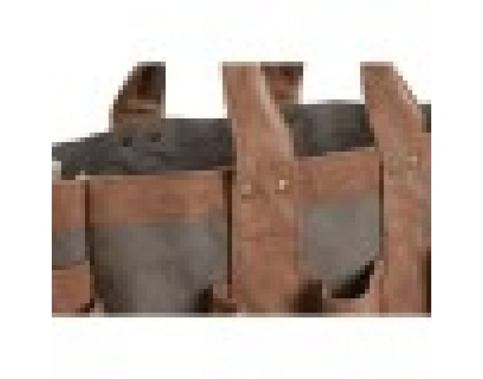 Поставки за инструменти Home ESPRIT Чанта Градина Кафяв 47 x 18 x 27 cm
