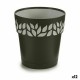 Саксия за самостоятелно поливане Stefanplast Cloe Антрацит Пластмаса 15 x 15 x 15 cm (12 броя)