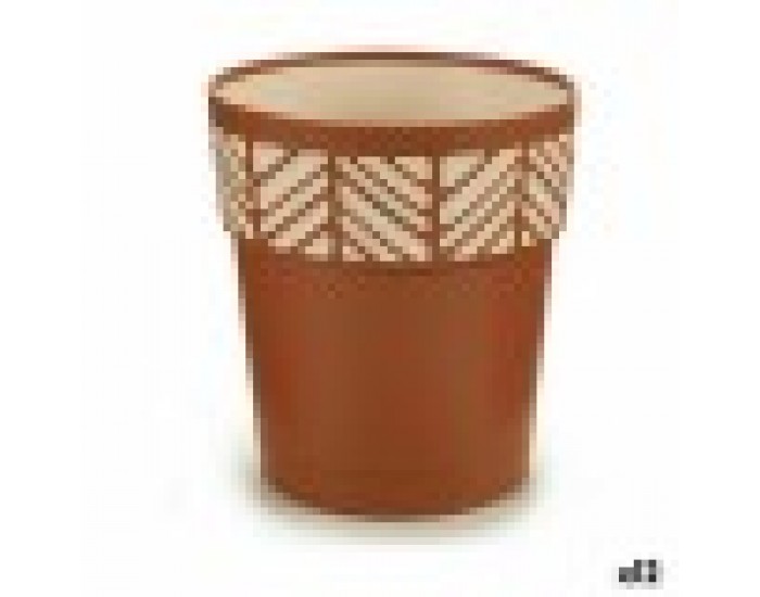 Саксия за самостоятелно поливане Stefanplast Orfeo теракота Пластмаса 15 x 15 x 15 cm (12 броя)