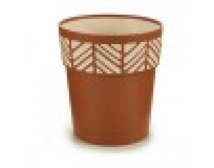 Саксия за самостоятелно поливане Stefanplast Orfeo теракота Пластмаса 15 x 15 x 15 cm (12 броя)