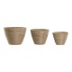 Комплект саксии Home ESPRIT Pатан 25 x 25 x 20 cm