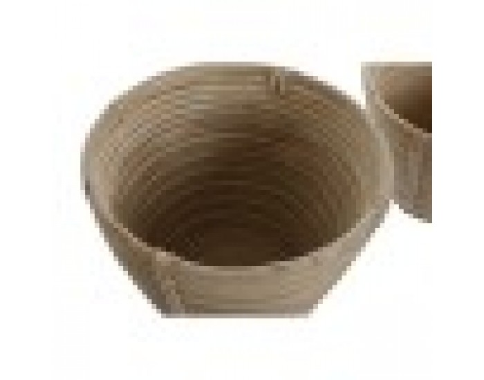 Комплект саксии Home ESPRIT Pатан 25 x 25 x 20 cm