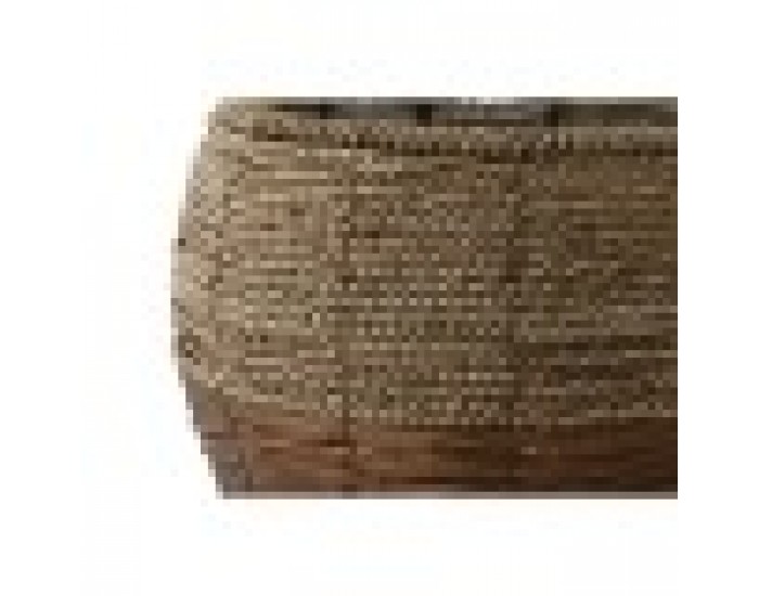 Комплект саксии Home ESPRIT Естествен Метал влакно Тропически 32 x 32 x 23 cm