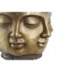 Саксия DKD Home Decor Златен Дървен Буда Ориенталски (34 x 34 x 30 cm)