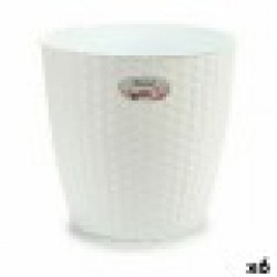 Саксия Stefanplast Бял Пластмаса 29 x 27 x 29 cm (6 броя) - Articole de grădinărit, ghivece, sisteme de irigare