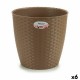 Саксия Stefanplast Кафяв Пластмаса 29 x 27 x 29 cm (6 броя)