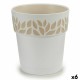 Саксия за самостоятелно поливане Stefanplast Cloe Бял Пластмаса 25 x 25 x 25 cm (6 броя)