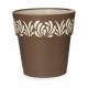 Саксия за самостоятелно поливане Stefanplast Gaia Кафяв Пластмаса 25 x 25 x 25 cm (6 броя)