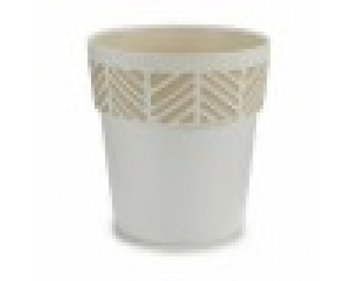 Саксия за самостоятелно поливане Stefanplast Orfeo Бял Пластмаса 25 x 25 x 25 cm (6 броя)