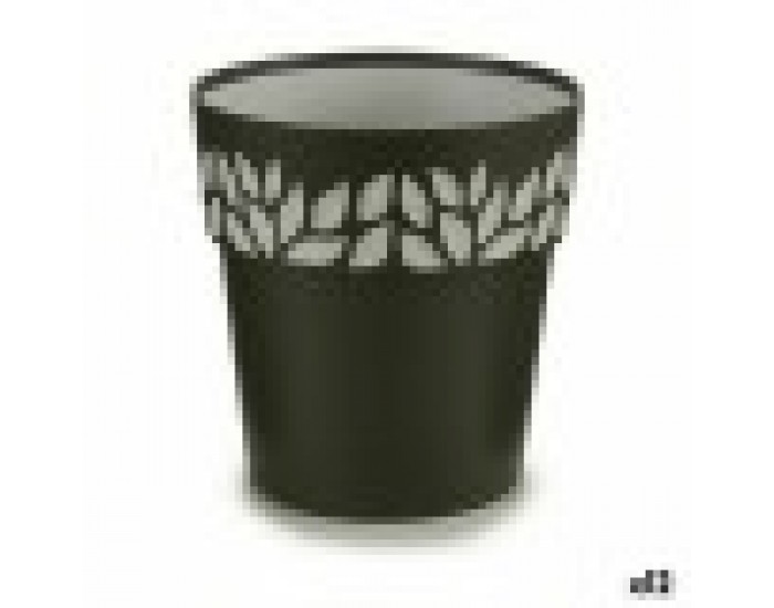 Саксия за самостоятелно поливане Stefanplast Cloe Антрацит Пластмаса 19 x 19 x 19 cm (12 броя)
