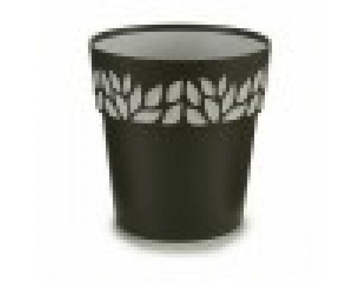 Саксия за самостоятелно поливане Stefanplast Cloe Антрацит Пластмаса 19 x 19 x 19 cm (12 броя)