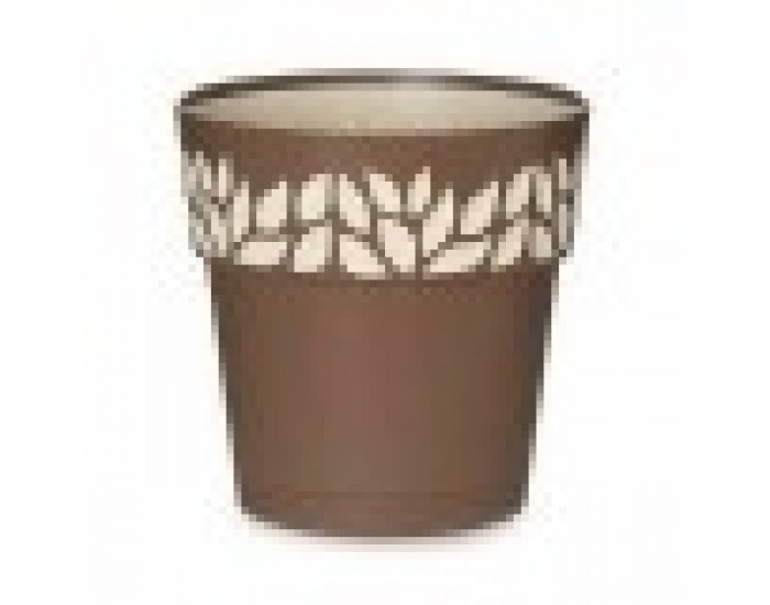 Саксия за самостоятелно поливане Stefanplast Cloe Кафяв Пластмаса 19 x 19 x 19 cm (12 броя)