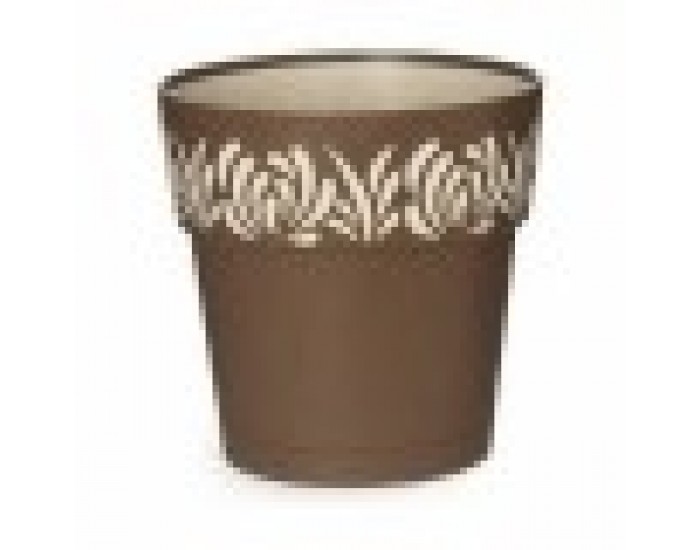 Саксия за самостоятелно поливане Stefanplast Gaia Кафяв Пластмаса 19 x 19 x 19 cm (12 броя)