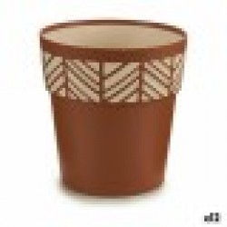 Саксия за самостоятелно поливане Stefanplast Orfeo теракота Пластмаса 19 x 19 x 19 cm (12 броя) - Articole de grădinărit, ghivece, sisteme de irigare